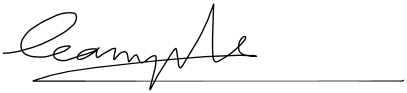 Sample valid handwritten electronic signature