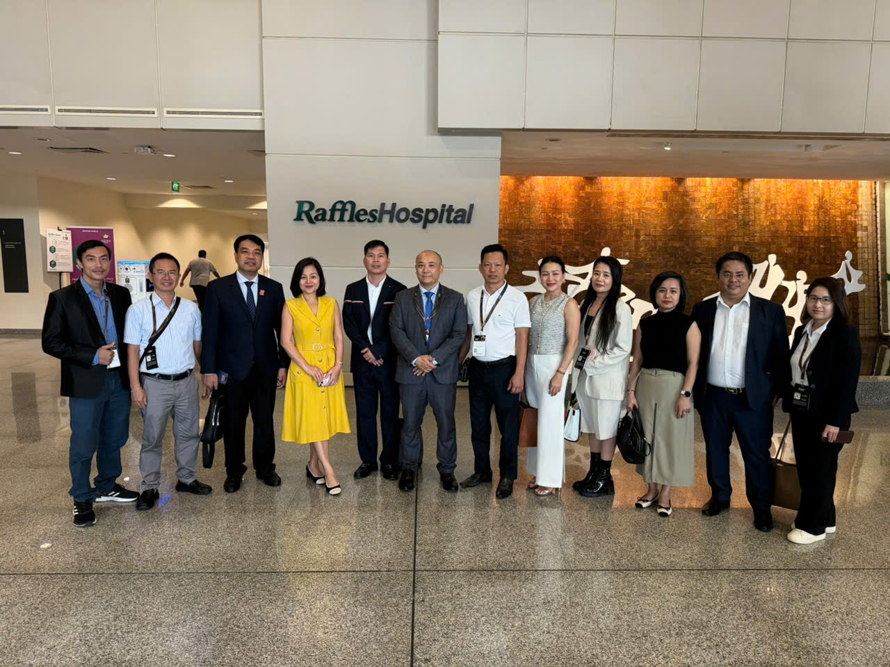 VietCham and Raffles Medical Group partnership signing ceremony